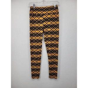 LulaRoe Womens Leggings Multicolored One Size Stretch Skinny Ankle Soft